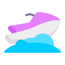 a close up of a logo